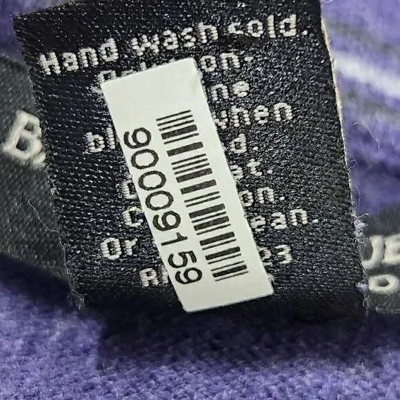 Banana Republic Luxury Blend Silk Cotton Cashmere V-Neck sweater purple Size XL